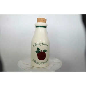 A Penny Saved A Penny Earned piggy bank